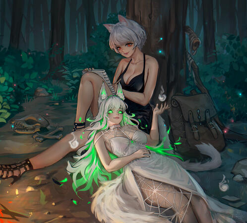 ZA NEKOMANCER GOT A GHOST FREN
